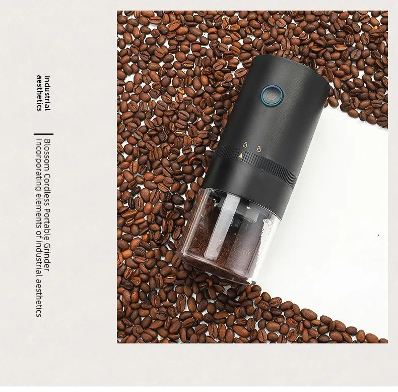 Moulin à Café Électrique Nomade - USB-C Rechargeable Silencieux