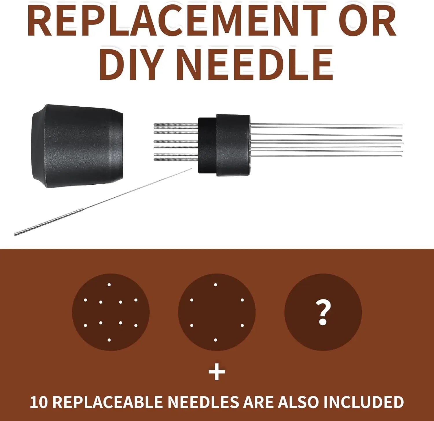 1pcs WDT Tool Espresso Distribution Tool, 0.4mm Espresso Stirrer Espresso Needle Distributor