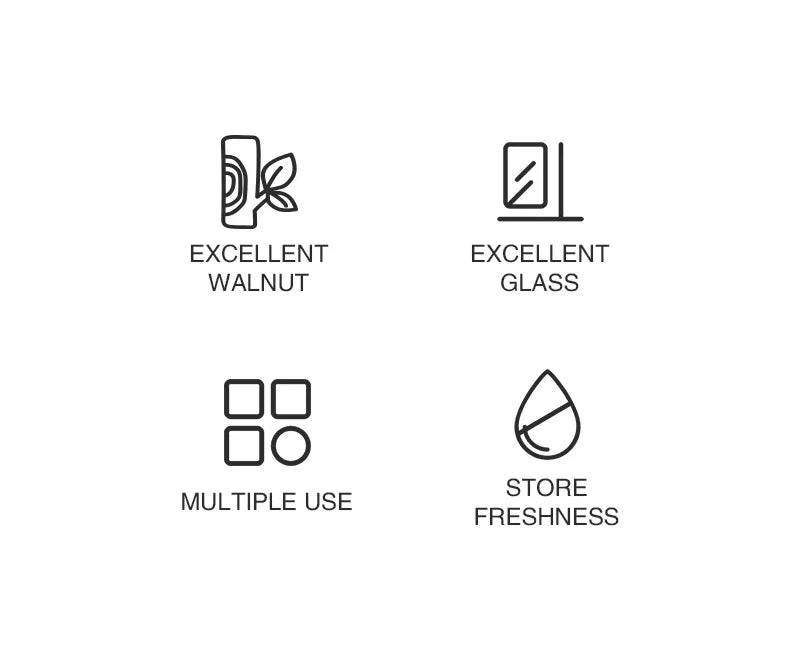 Système Stockage Café Nomade - 12 Tubes Verre Premium