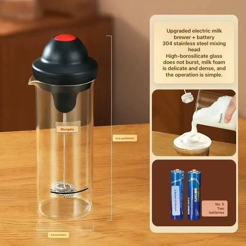 Mousseur à Lait Électrique Nomade - Mousse Parfaite Partout