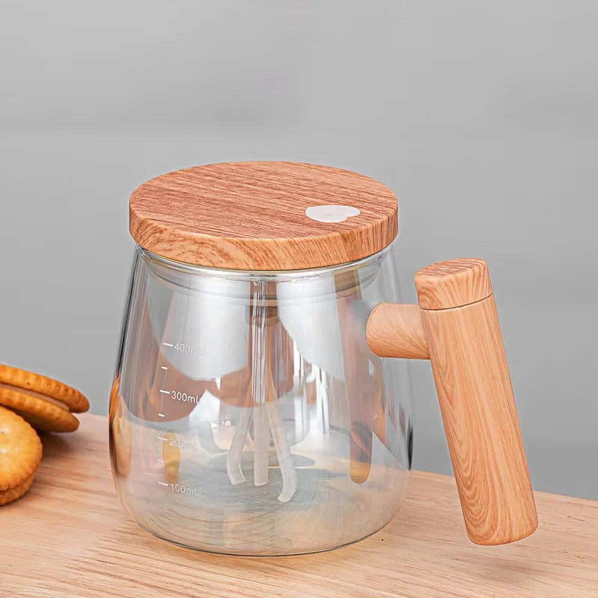 Mug Électrique Auto-Mélangeur 400ml - Café Parfait en Un Clic