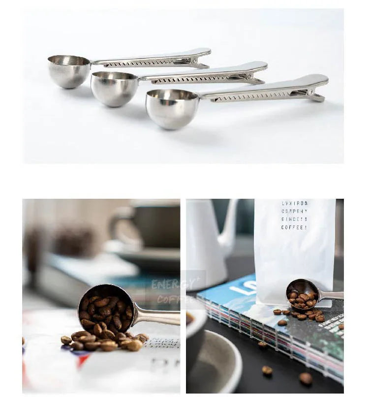 Cuillère à Mesurer Café Nomade - Clip Hermétique Intégré