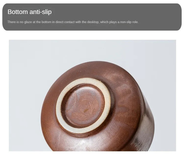 200ML Retro Ceramic Cup Coarse Pottery Coffee Mug Household Office Afternoon Tea Cups Wine Mug Water Mugs Drinkware Gift