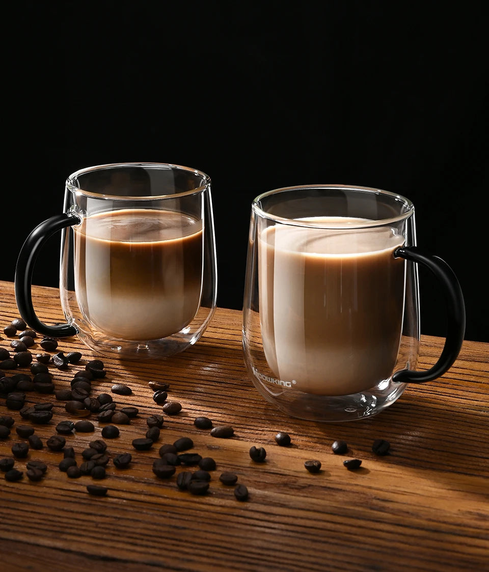 Tasse Verre Nomade Double Paroi - 350ml Borosilicate Premium