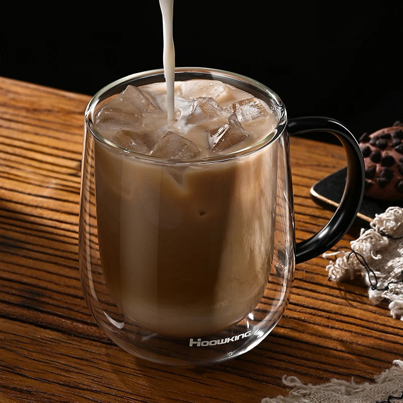 Tasse Verre Nomade Double Paroi - 350ml Borosilicate Premium