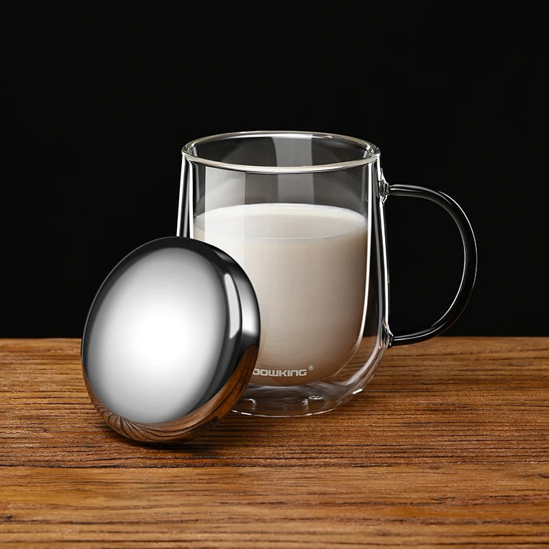 Tasse Verre Nomade Double Paroi - 350ml Borosilicate Premium