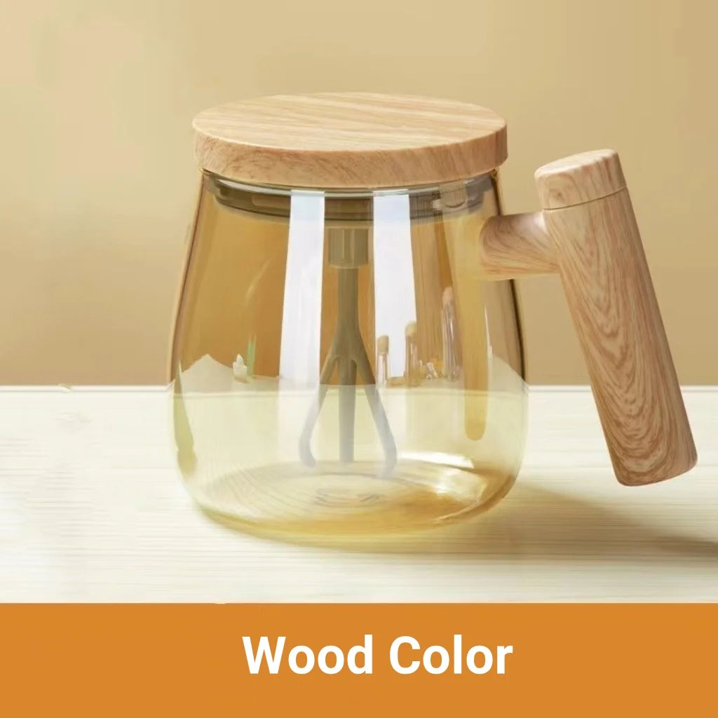 Electric Mixing Cups for Drinks Self Stirring Coffee Cup Portable Glass Mug Automatic Mix Cup for Juice Milk Milk Tea Soy Milk