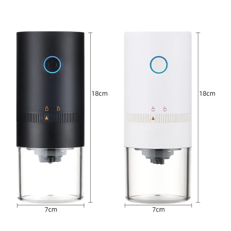 Moulin à Café Électrique Nomade - USB-C Rechargeable Silencieux