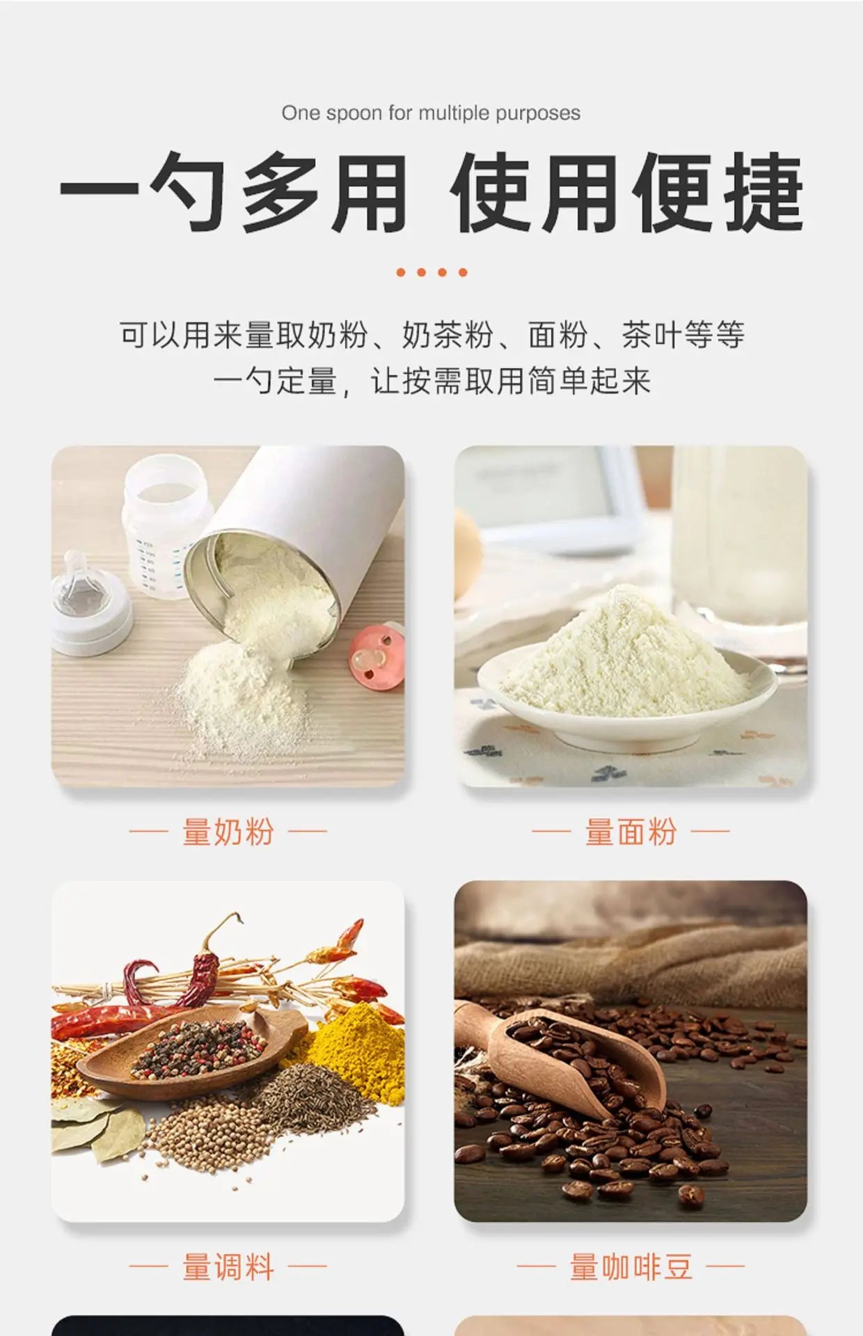 Cuillère à Mesurer Café Nomade - Clip Hermétique Intégré