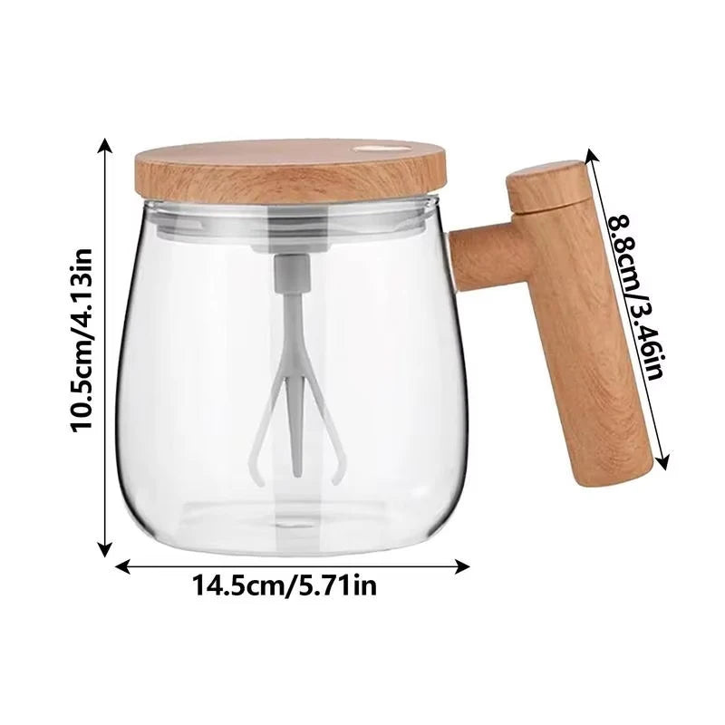 400ML Automatic Stirring Cup Mug Rechargeable Portable Coffee Electric Stirring Rotating Magnetic Home Drinking Tools