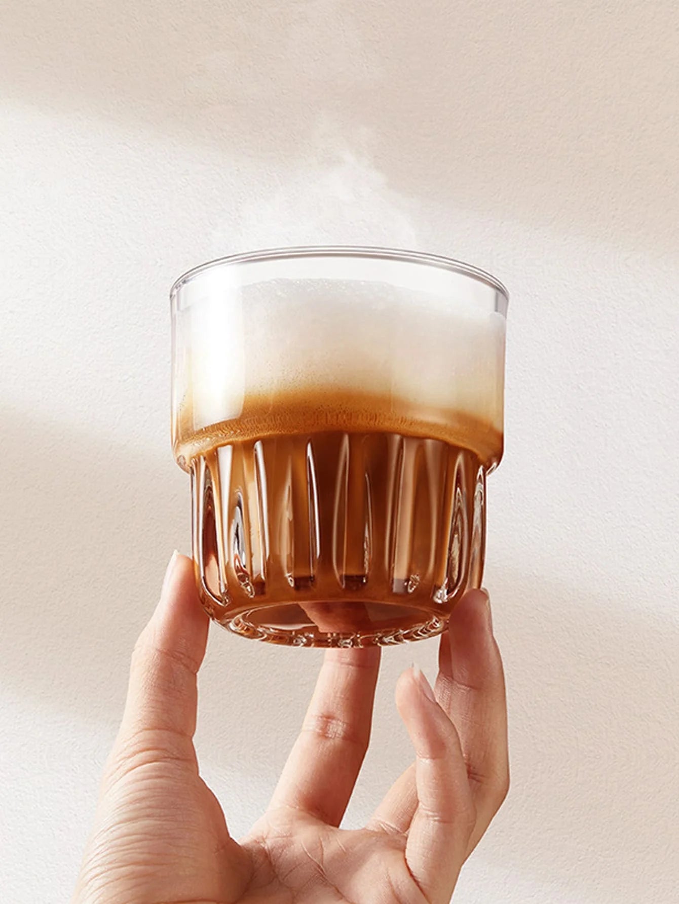 Set 2 Tasses Verre Espresso Nomade - 250ml Cappuccino