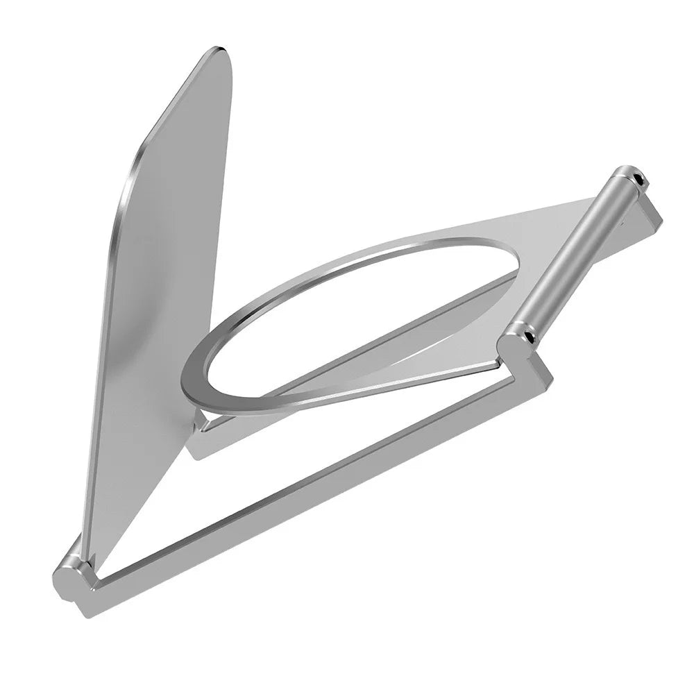 2025 Upgrade Foldable Aluminum Coffee Stand, Portable Adjustable Height Machine Holder Universal for Outdoor Camping