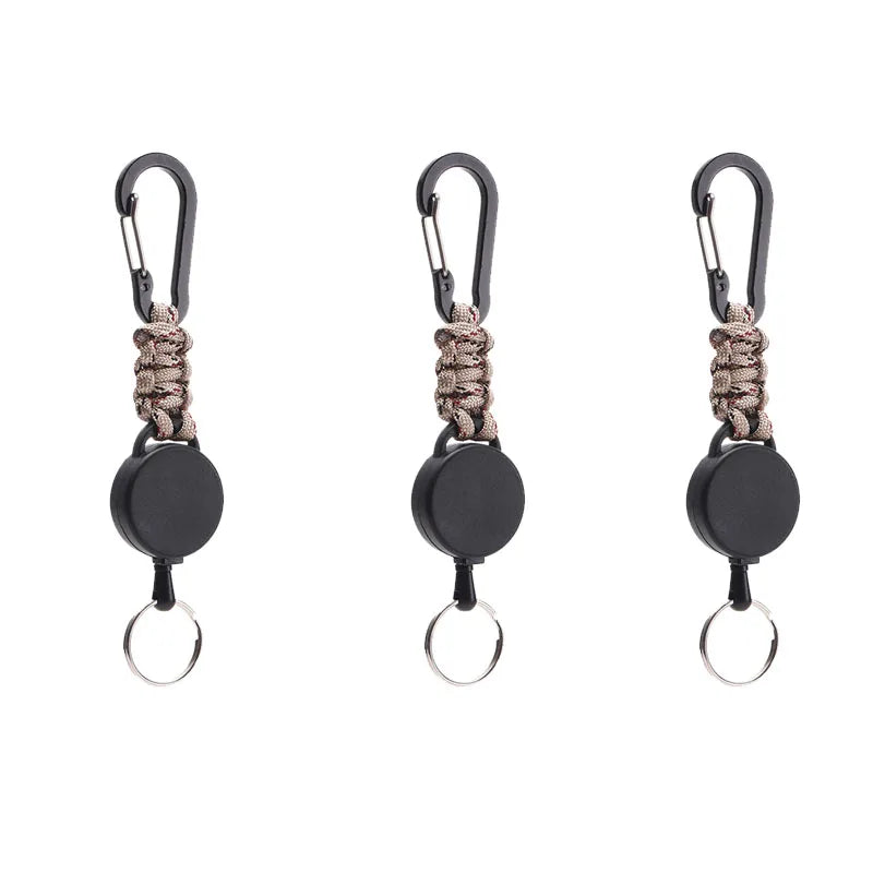 Porte-Clés Rétractable Nomade - Mousqueton Anti-Vol Premium