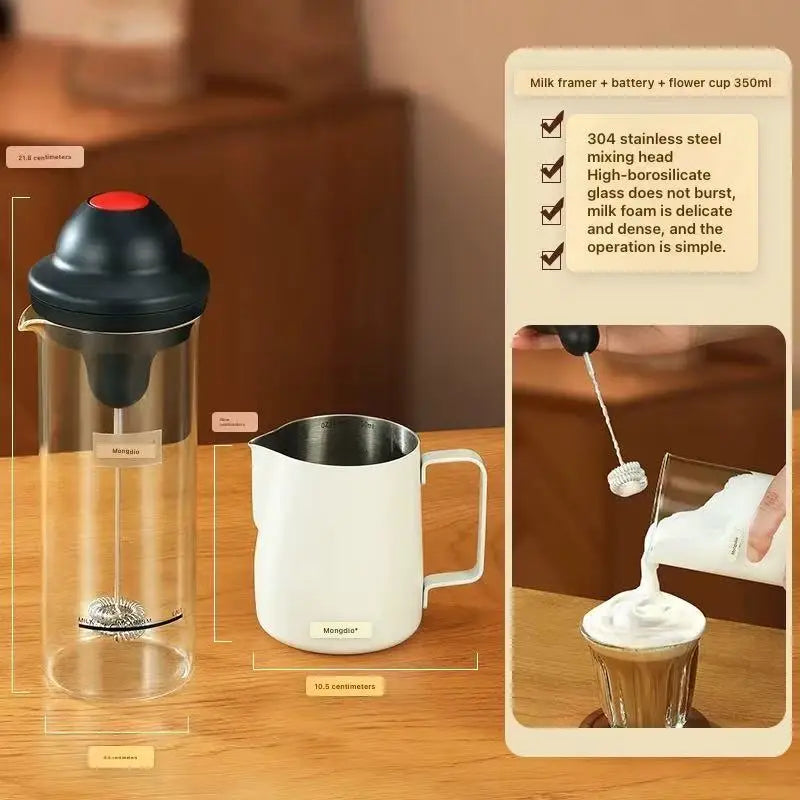 Mousseur à Lait Électrique Nomade - Mousse Parfaite Partout
