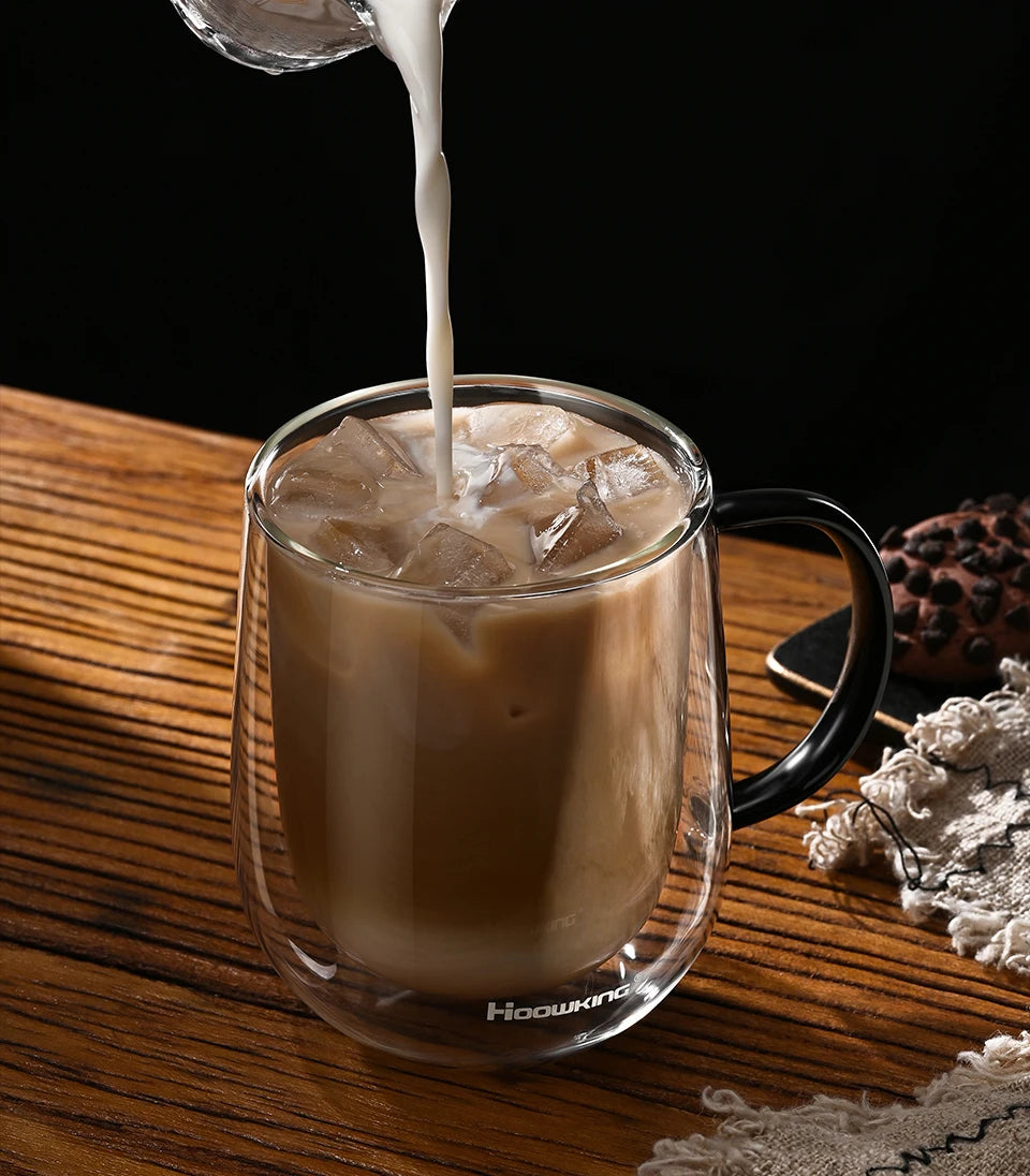 Tasse Verre Nomade Double Paroi - 350ml Borosilicate Premium