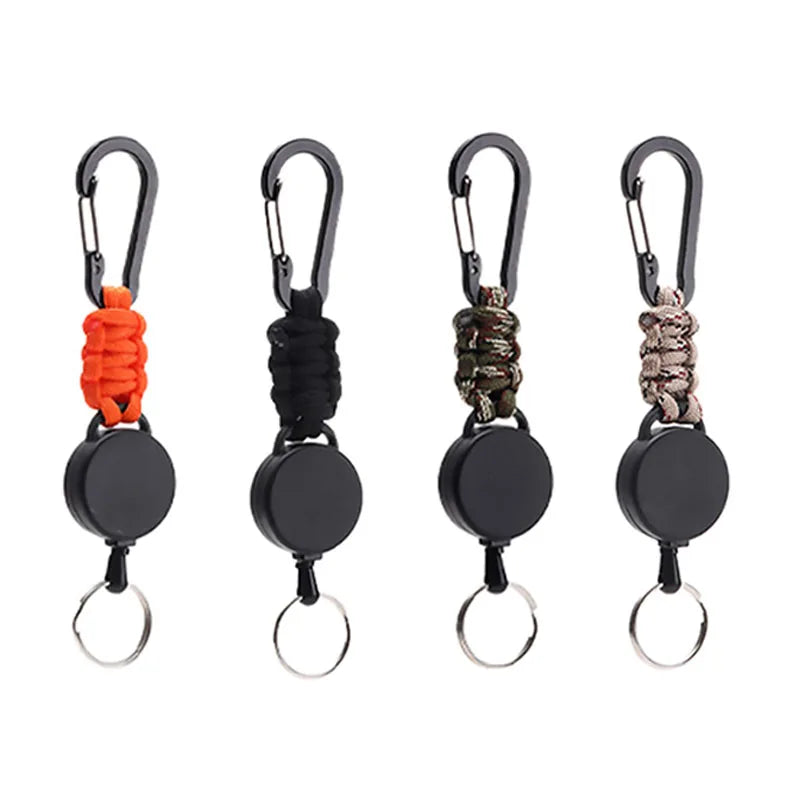 Porte-Clés Rétractable Nomade - Mousqueton Anti-Vol Premium