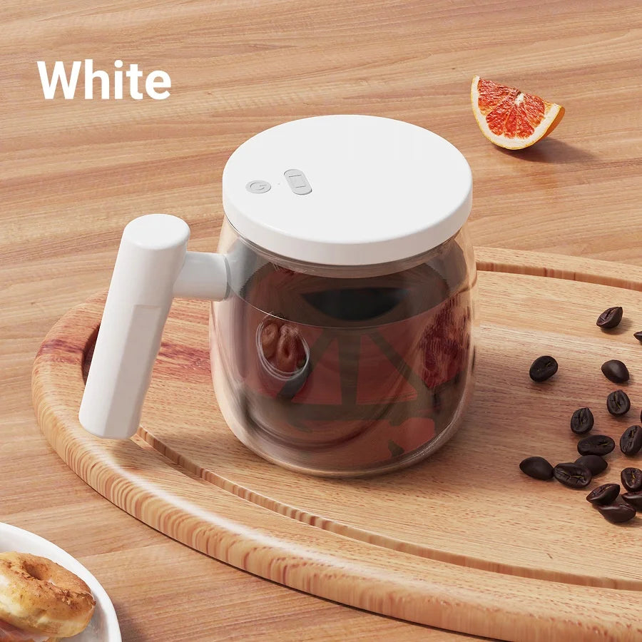 Electric Mixing Cups for Drinks Self Stirring Coffee Cup Portable Glass Mug Automatic Mix Cup for Juice Milk Milk Tea Soy Milk