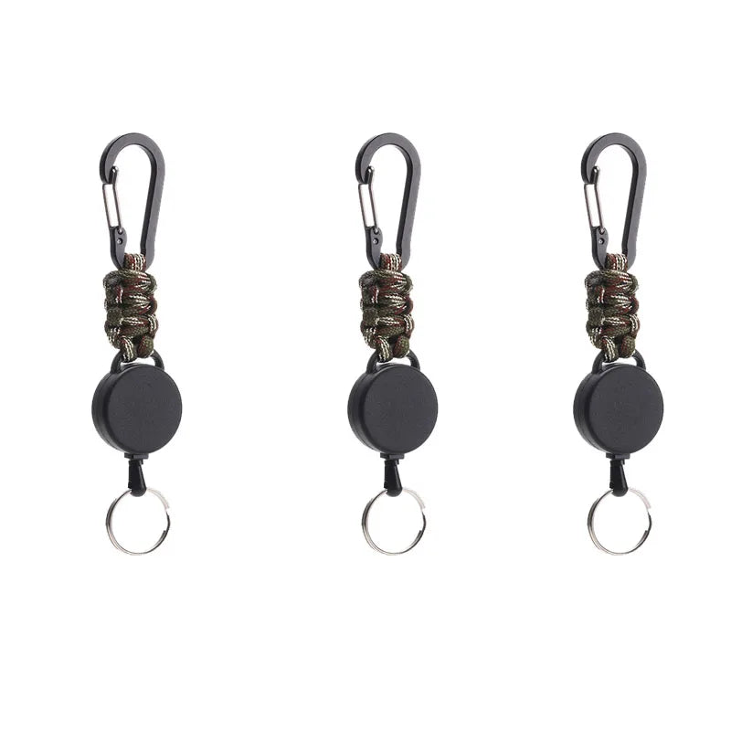 Porte-Clés Rétractable Nomade - Mousqueton Anti-Vol Premium