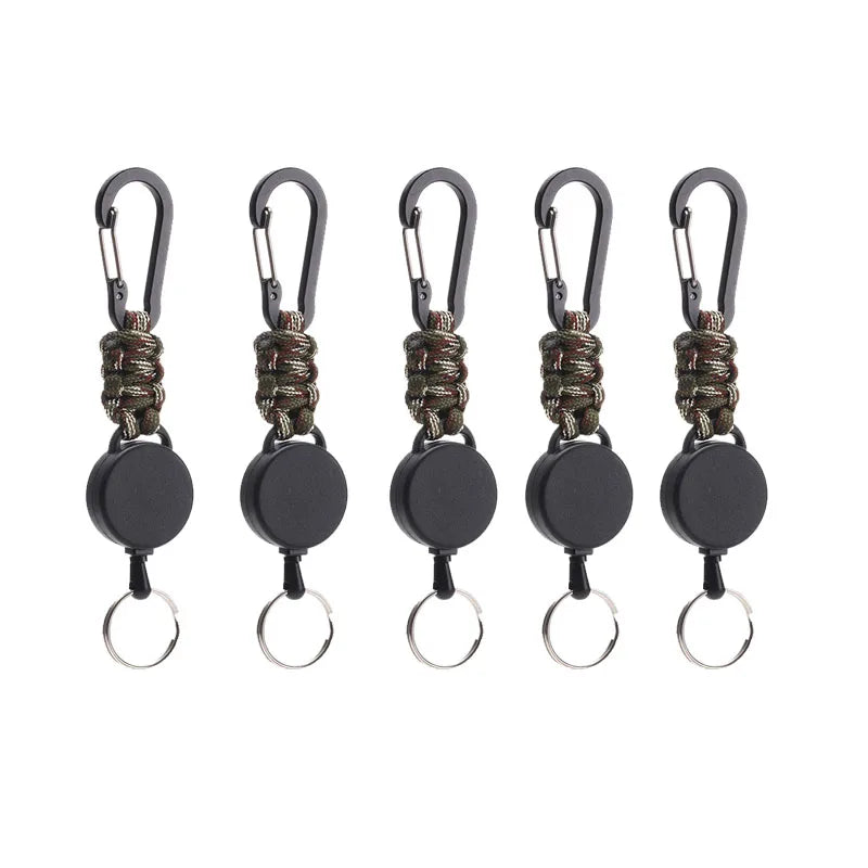 Porte-Clés Rétractable Nomade - Mousqueton Anti-Vol Premium